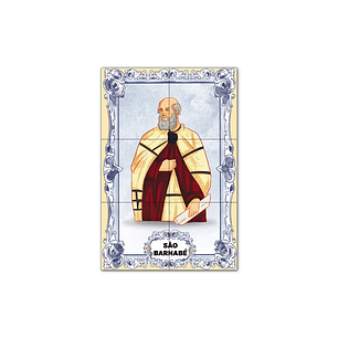 Painel de Azulejos de São Barnabé 30 cm x 45 cm