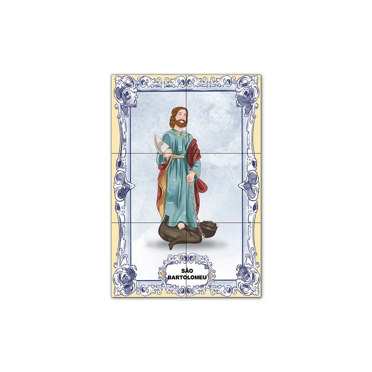 Painel de Azulejos de São Bartolomeu 30 cm x 45 cm 1