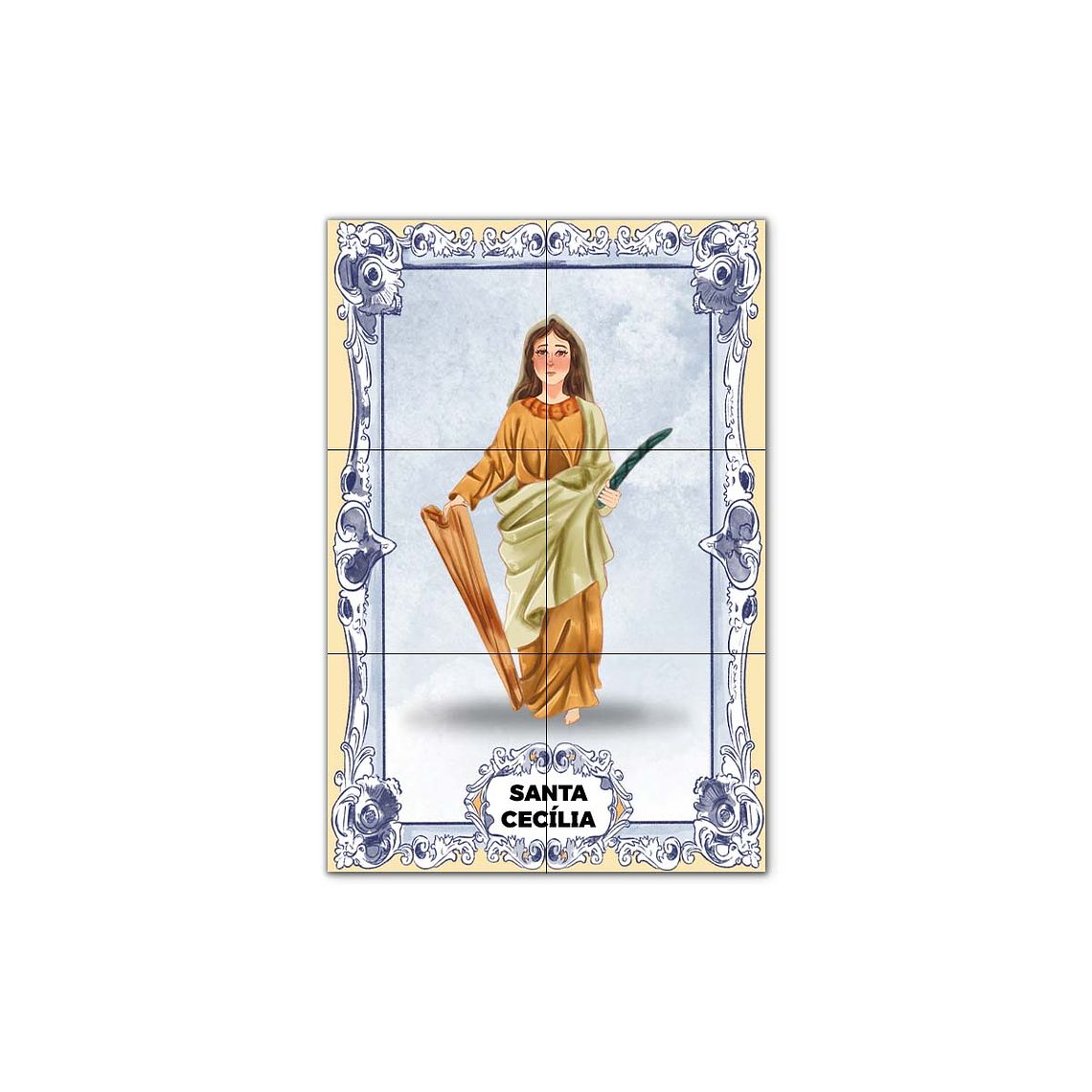 Azulejos de Sainte Cécile 30 cm x 45 cm 1