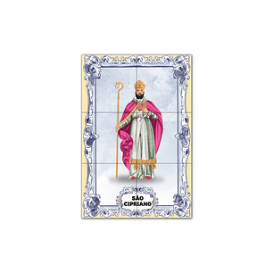 Painel de Azulejos de São Cipriano 30 cm x 45 cm