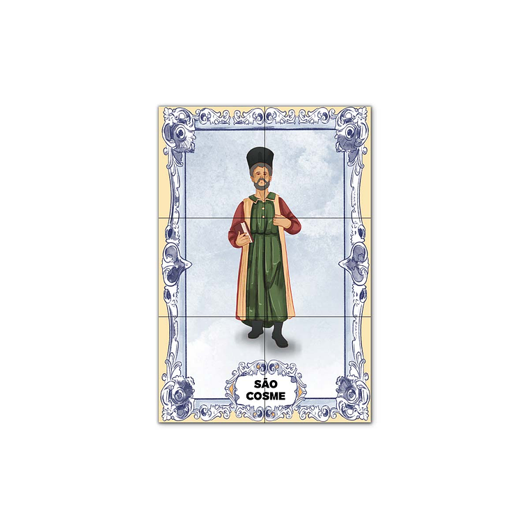 Painel de Azulejos de São Cosme 30 cm x 45 cm 1