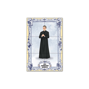 Azulejos di San Josemaría Escrivá 30 cm x 45 cm
