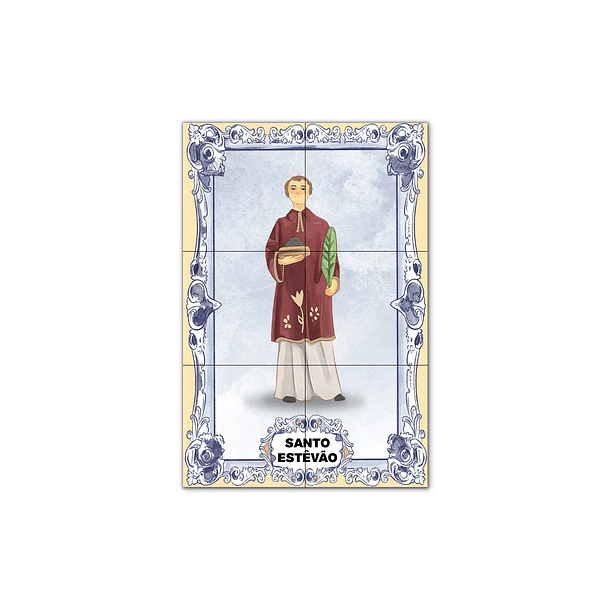 Painel de Azulejos de Santo Estêvão 30 cm x 45 cm 1