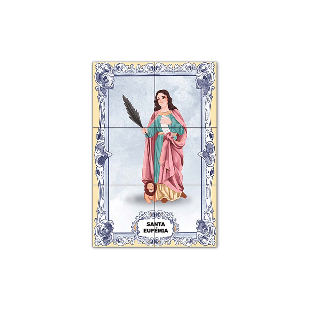 Painel de Azulejos de Santa Eufémia 30 cm x 45 cm 1