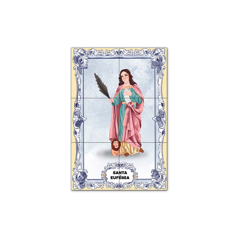 Painel de Azulejos de Santa Eufémia 30 cm x 45 cm 1