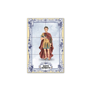 Saint Expeditus Tile Panel 30 cm x 45 cm