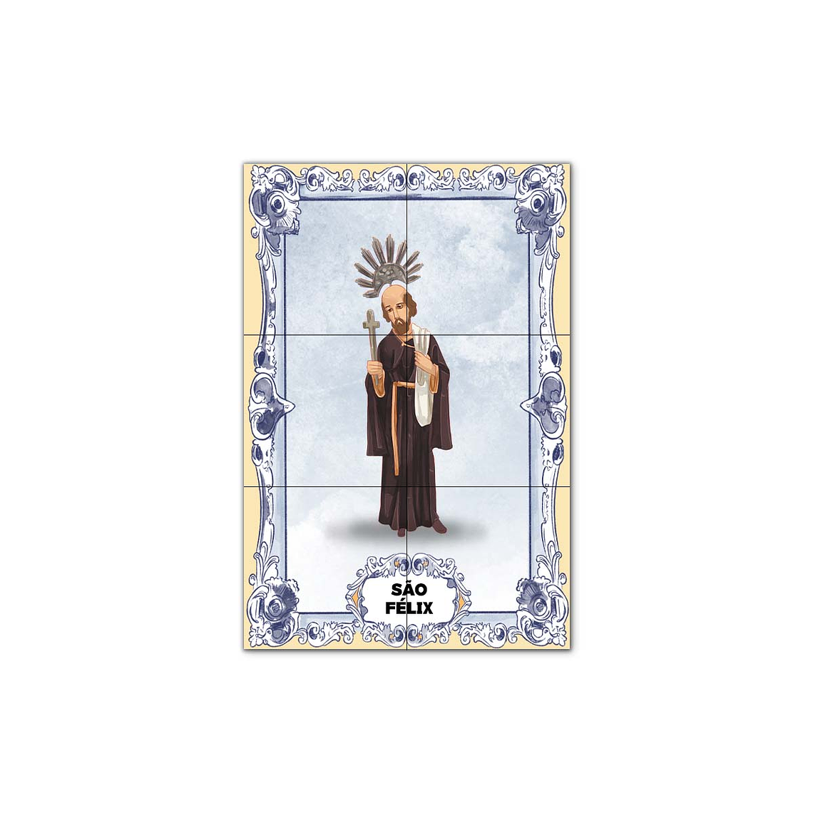 Painel de Azulejos de São Félix 30 cm x 45 cm 1
