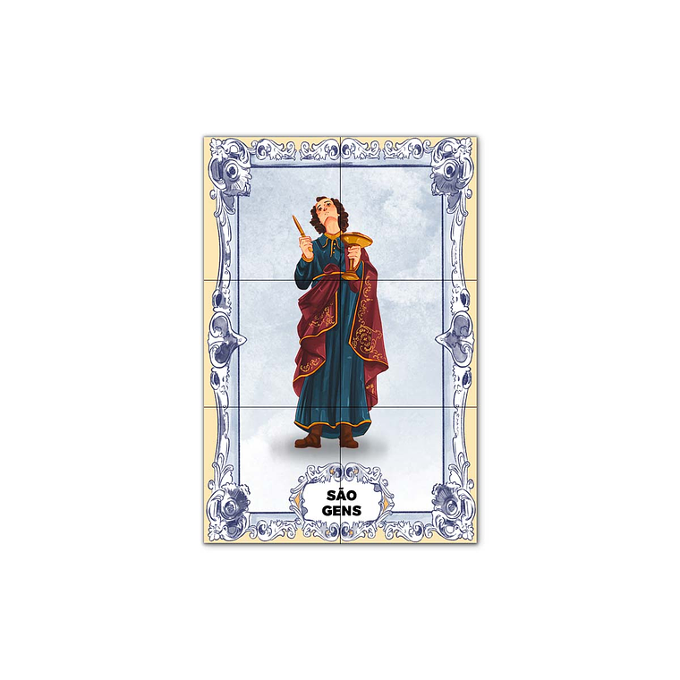 Painel de Azulejos de São Gens 30 cm x 45 cm 1
