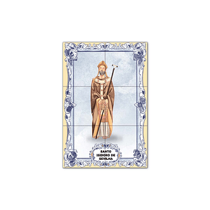 Azulejos de Saint Isidore de Séville 30 cm x 45 cm