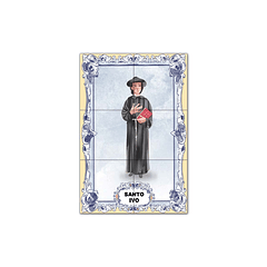 Painel de Azulejos de Santo Ivo 30 cm x 45 cm