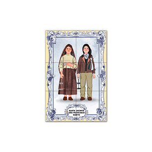 Saint Jacinta and Francisco Marto Tile 30 cm x 45 cm