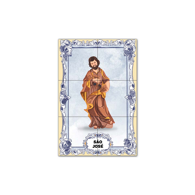 Painel de Azulejos de São José 30 cm x 45 cm 1