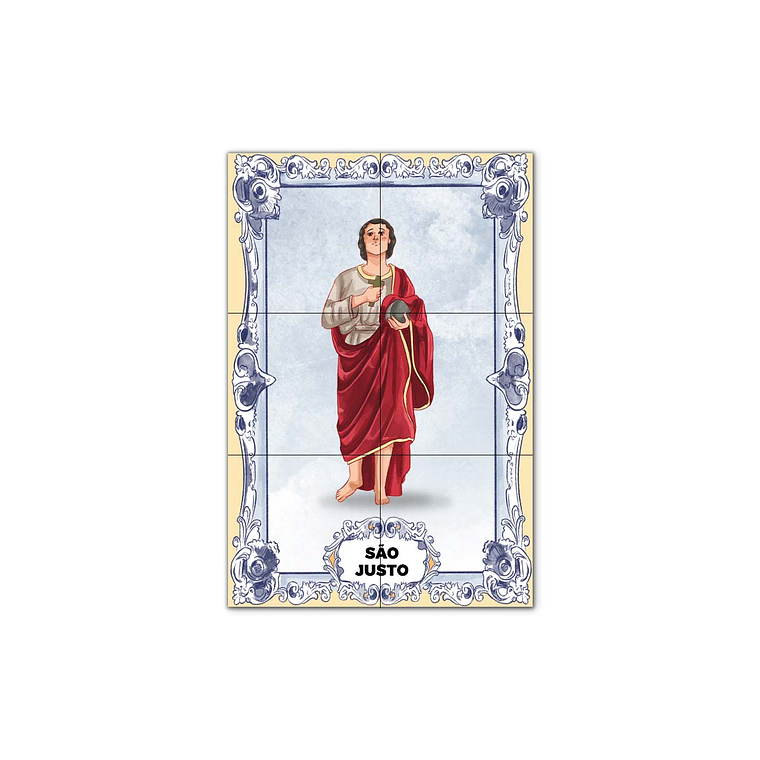 Painel de Azulejos de São Justo 30 cm x 45 cm 1
