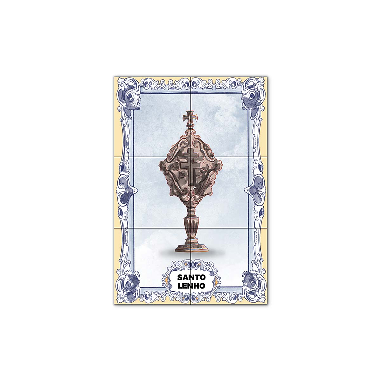 Painel de Azulejos de Santo Lenho 30 cm x 45 cm 1