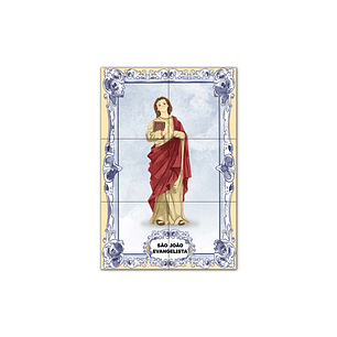 Tile Panel of Saint John the Evangelist 30 cm x 45 cm