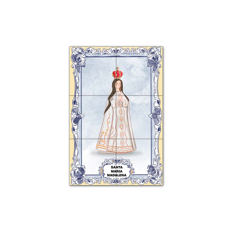 Painel de Azulejos de Santa Maria Adelaide 30 cm x 45 cm 1