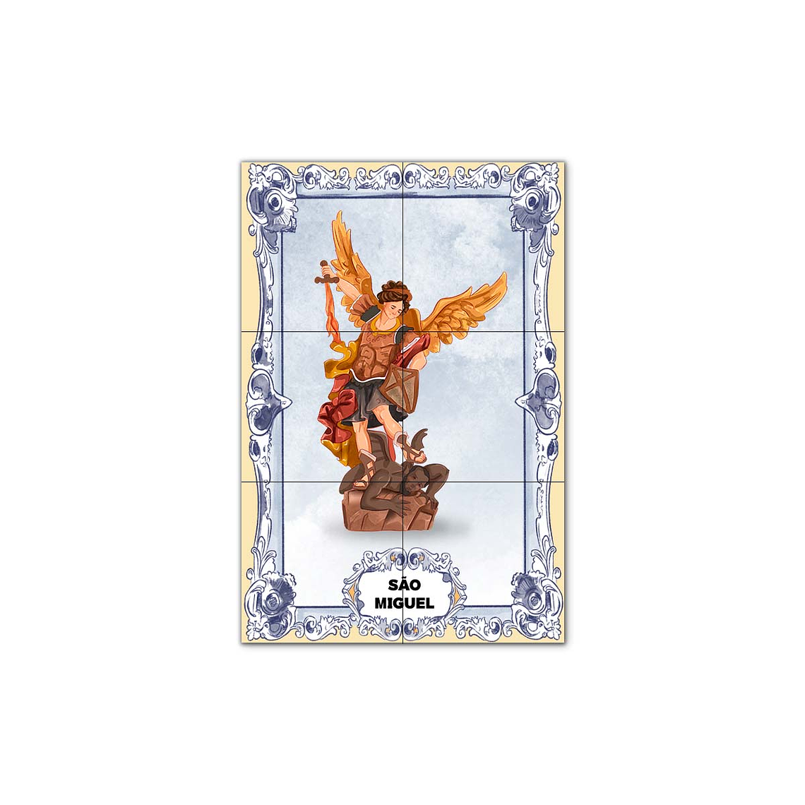 Painel de Azulejos de São Miguel 30 cm x 45 cm 1