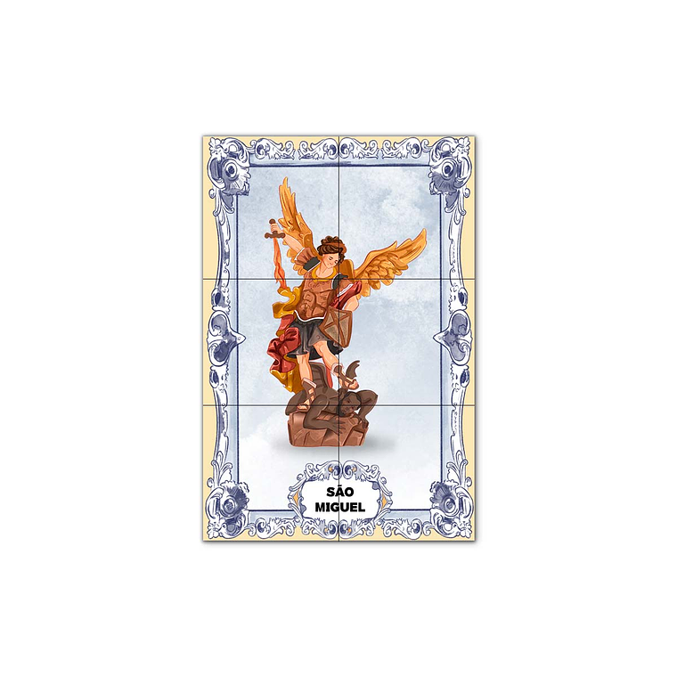 Painel de Azulejos de São Miguel 30 cm x 45 cm 1