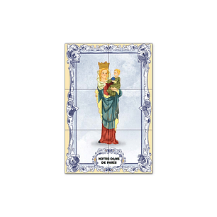 Our Lady of Paris Tile Panel 30 cm x 45 cm