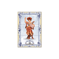 Painel de Azulejos de São Pancrácio 30 cm x 45 cm