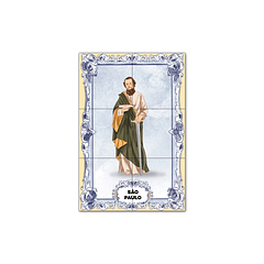 Painel de Azulejos de São Paulo 30 cm x 45 cm