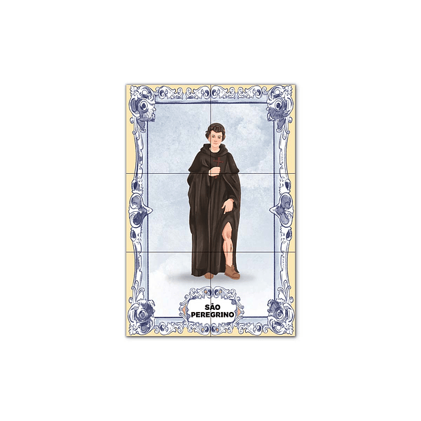Painel de Azulejos de São Peregrino 30 cm x 45 cm 1