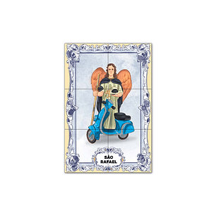 Saint Raphael Tile Panel 30 cm x 45 cm