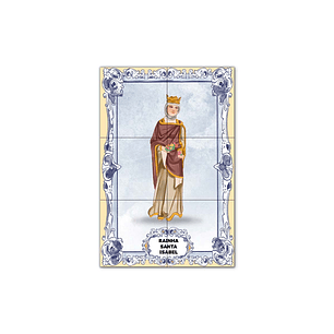 Queen Saint Elizabeth Tile Panel 30 cm x 45 cm