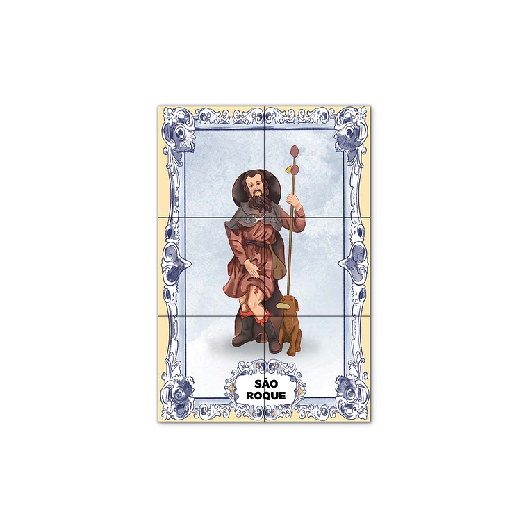 Painel de Azulejos de São Roque 30 cm x 45 cm 1