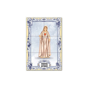 Sacred Heart of Mary Tile Panel 30 cm x 45 cm