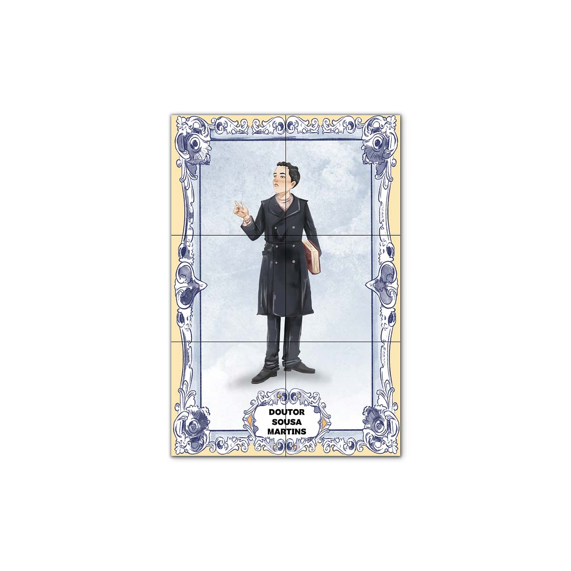 Painel de Azulejos do Doutor Sousa Martins 30 cm x 45 cm 1