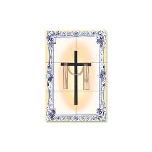 Holly Cross Tile Panel 30 cm x 45 cm