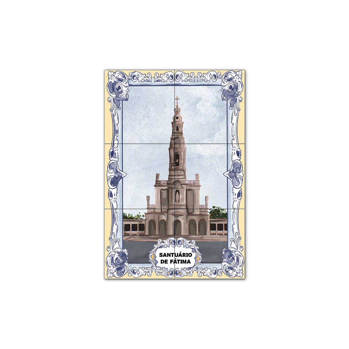 Painel de Azulejos do Santuário 30 cm x 45 cm 1