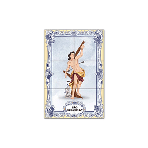 Saint Sebastian Tile Panel 30 cm x 45 cm