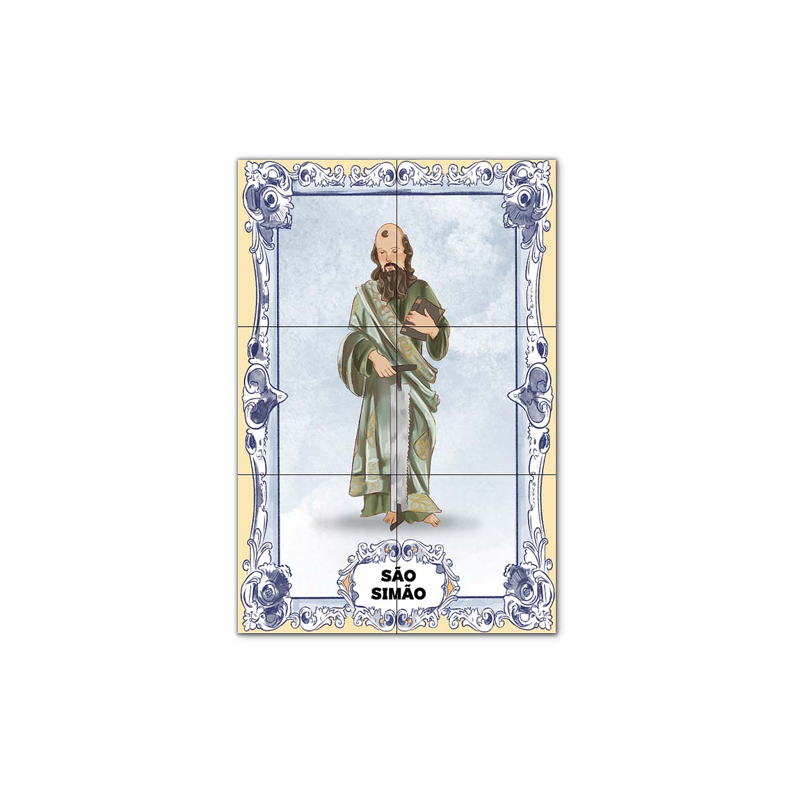 Painel de Azulejos de São Simão 30 cm x 45 cm 1