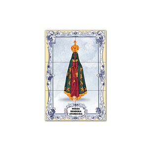 Our Lady of Aparecida Tile Panel 30 cm x 45 cm