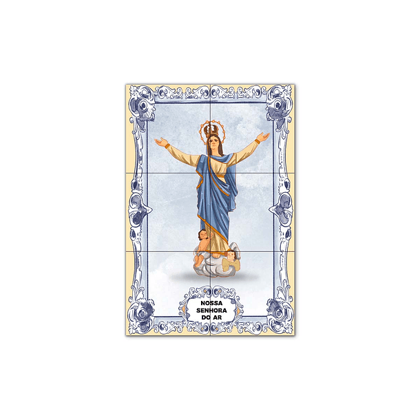 Painel de Azulejos de Nossa Senhora do Ar 30 cm x 45 cm 1