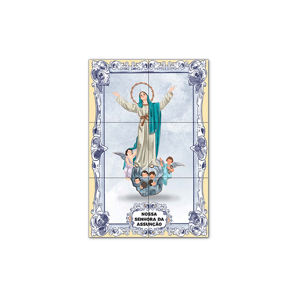 Painel de Azulejos de Nossa Senhora da Assunção 30 cm x 45 cm 1