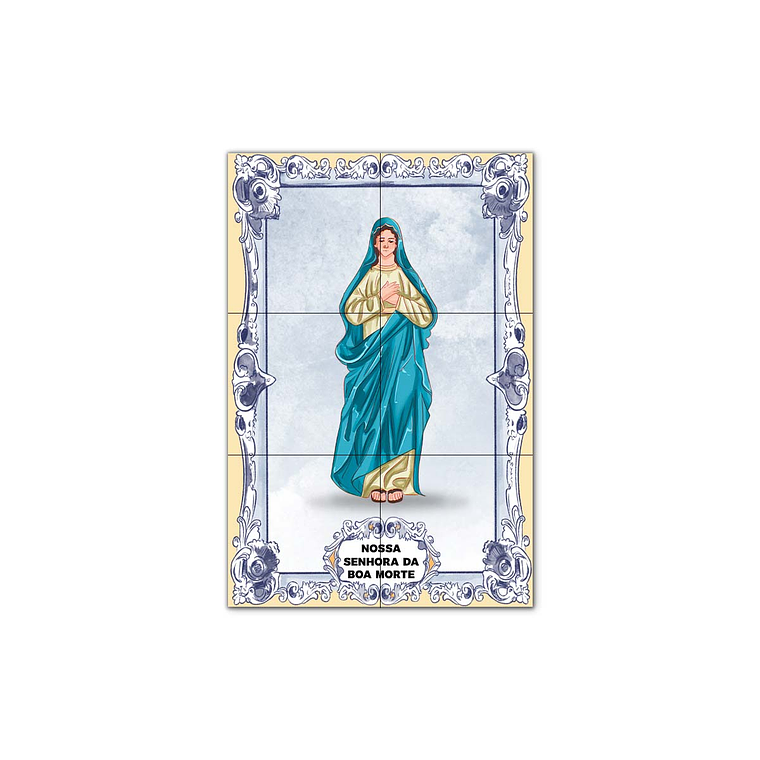 Painel de Azulejos de Nossa Senhora da Boa Morte 30 cm x 45 cm 1