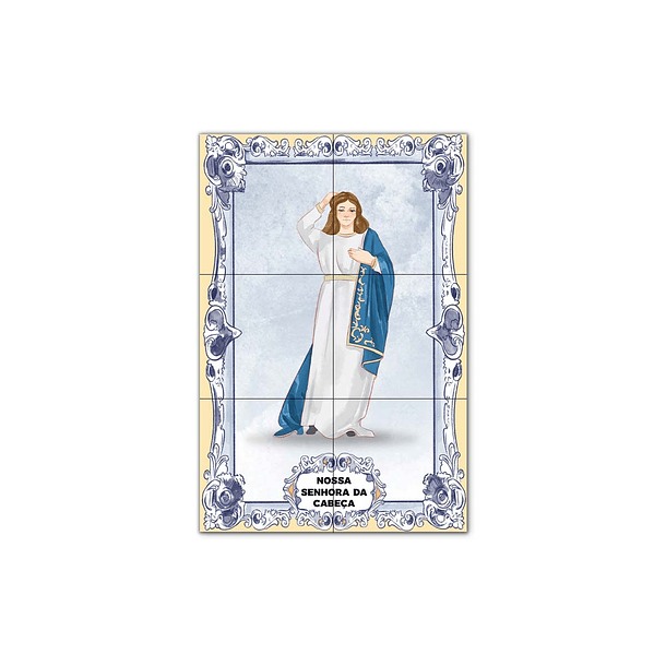Painel de Azulejos de Nossa Senhora da Cabeça 30 cm x 45 cm 1