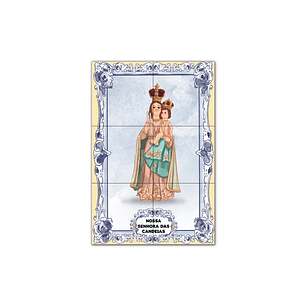 Our Lady of Candles Tile Panel 30 cm x 45 cm