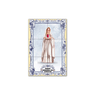 Azulejos di Nostra Signora del Cuore 30 cm x 45 cm