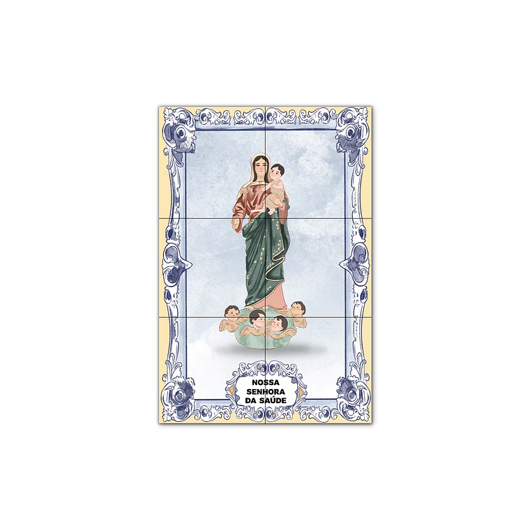 Azulejos de Notre-Dame de la Santé 30 cm x 45 cm 1