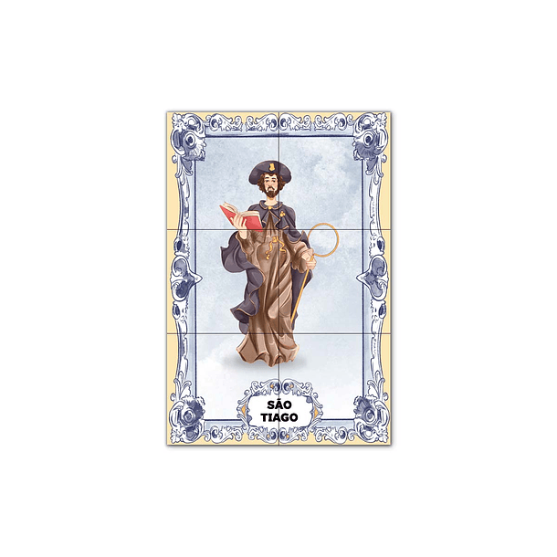 Painel de Azulejos de São Tiago 30 cm x 45 cm 1