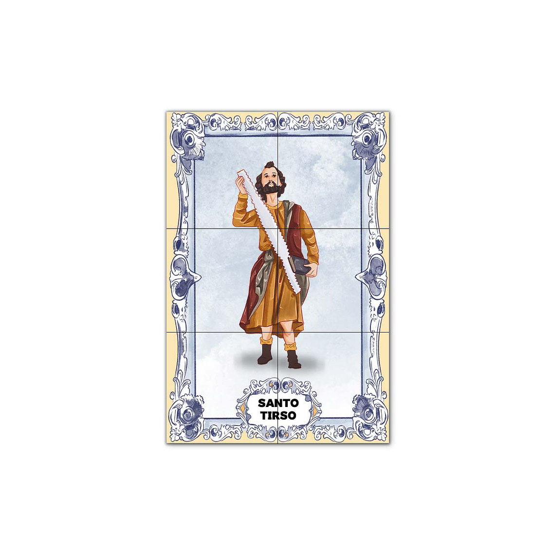 Painel de Azulejos de Santo Tirso 30 cm x 45 cm 1