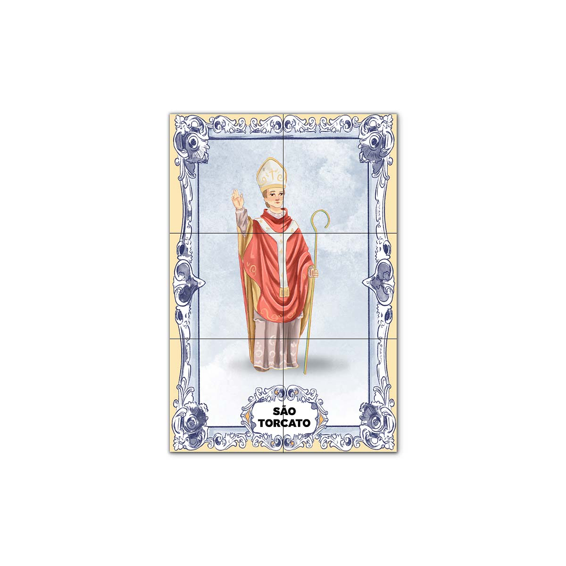 Painel de Azulejos de São Torcato 30 cm x 45 cm 1