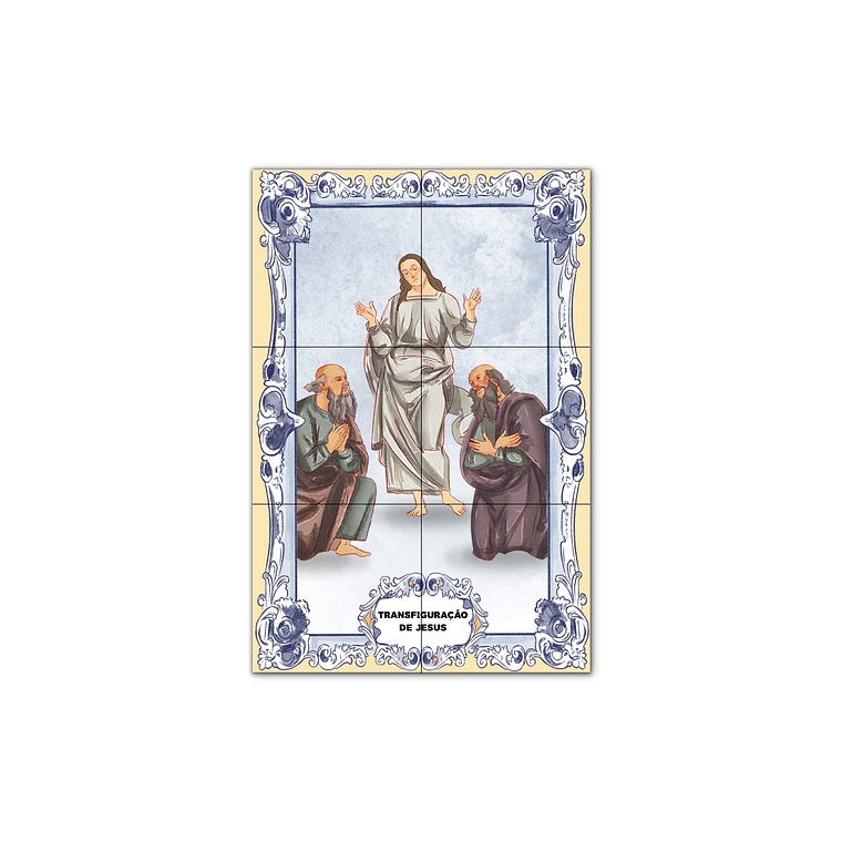 Painel de Azulejos da Transfiguração de Jesus 30 cm x 45 cm 1