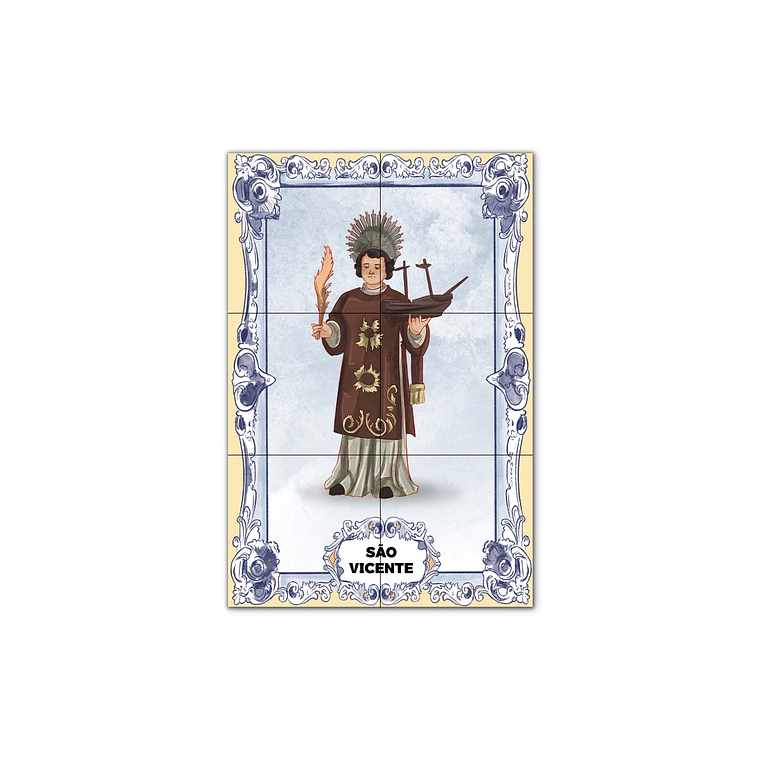 Painel de Azulejos de São Vicente 30 cm x 45 cm 1