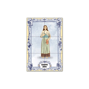 Saint Zita Tile Panel 30 cm x 45 cm