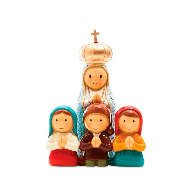 Estátua da Aparição de Fátima 12.5 cm 